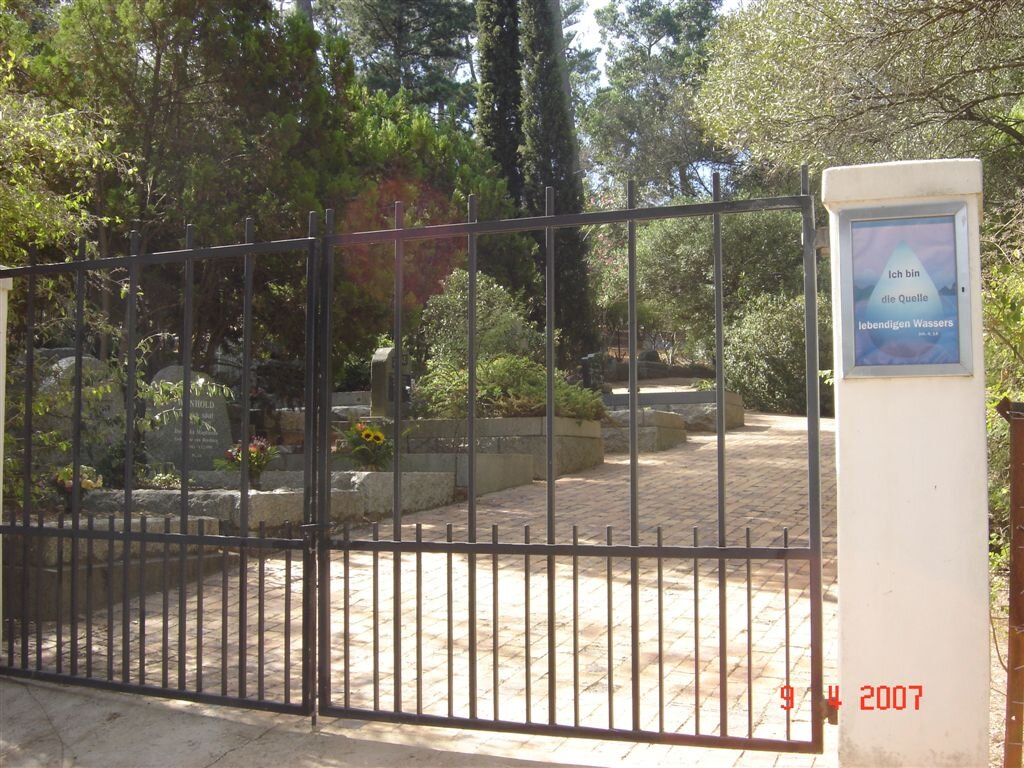 05. Entrance to the German section of the cemetery