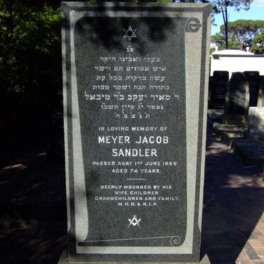 SANDLER Meyer Jacob -1968