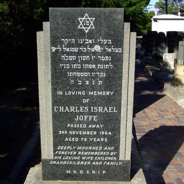JOFFE Charles Israel -1964