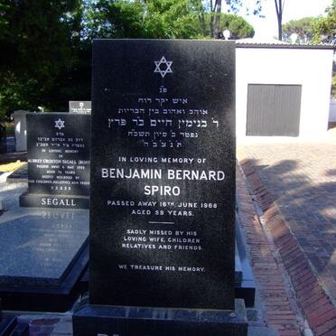 SPIRO Benjamin Bernard -1968