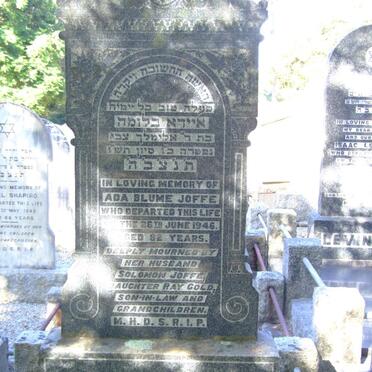 JOFFE Ada Blume -1946