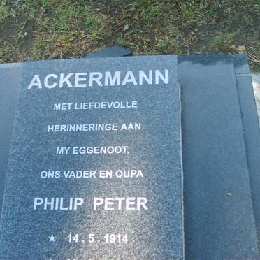 ACKERMANN Philip Peter 1914-
