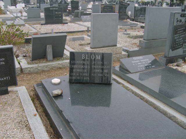 BLOM Stephanus Christianus 1950-1978