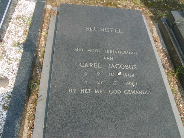 BLUNDELL Carel Jacobus 1909-1990