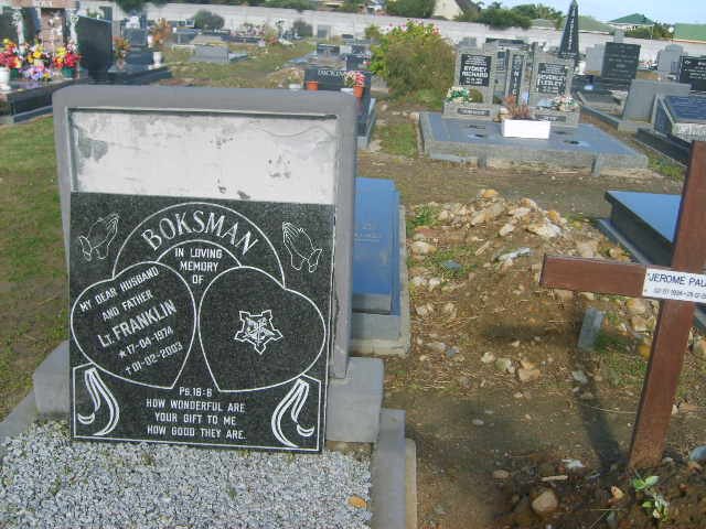 BOKSMAN Franklin 1974-2003