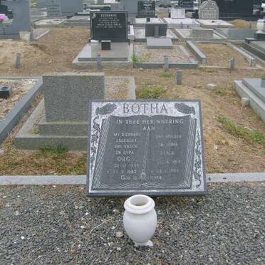 BOTHA Org ?-1983 &amp; Tina ?-?