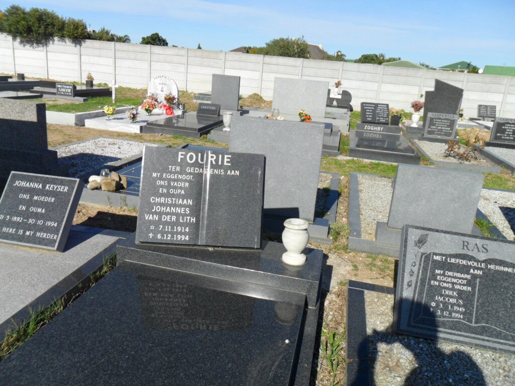 FOURIE Christiaan Johannes Van der Lith 1914-1994