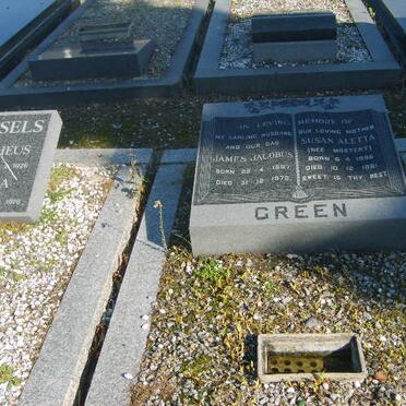GREEN James Jacobus 1897-1972 &amp; Susan Aletta MOSTERT 1898-1981