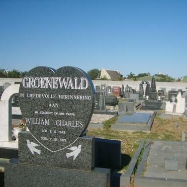 GROENEWALD William Charles 1948-1989