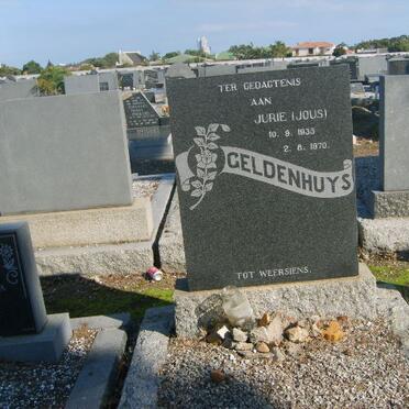 GELDENHUYS Jurie 1938-1970