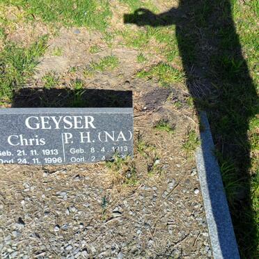 GEYSER Chris 1913-1996 &amp; P.H. 1913-1995