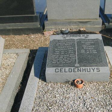 GELDENHUYS Jacobus Petrus 1908-1984 &amp; Martha Magdalena 1917-1978