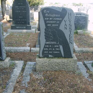 HUYSSTEEN Christoffel J., van 1898-1963