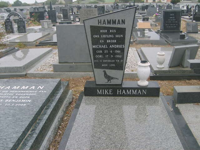 HAMMAN Michael Andries 1961-1982