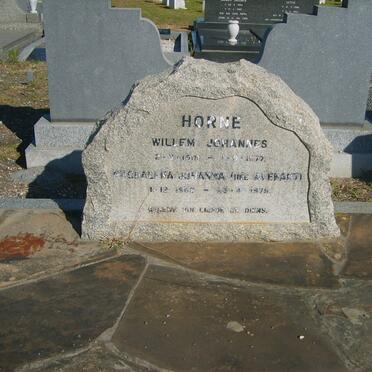 HORNE Willem Johannes 1901-1977 &amp; Magdalena Johanna AVENANT 19?-1979