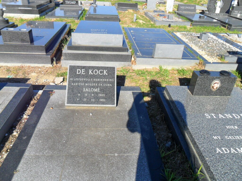KOCK Salomé, de 1903-1992
