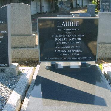LAURIE Robert Naylor 1892-1969 &amp; Alwena Stephena 1901-1994