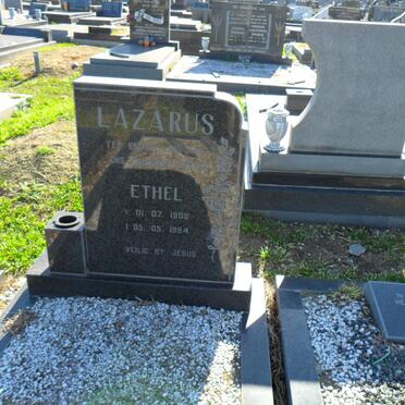 LAZARUS Ethel 1908-1994