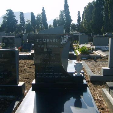 LOMBARD Elsie Johanna 1929-1979