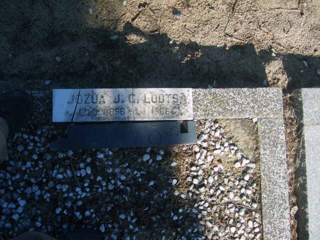 LOOTS Jozua J.G. 1896-1986