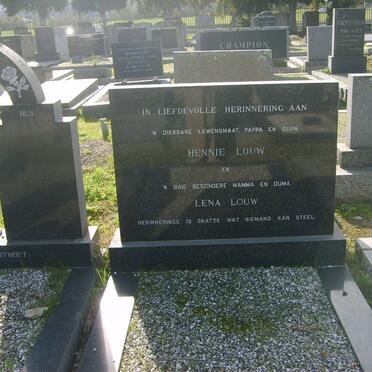 LOUW Hennie &amp; Lena LOUW