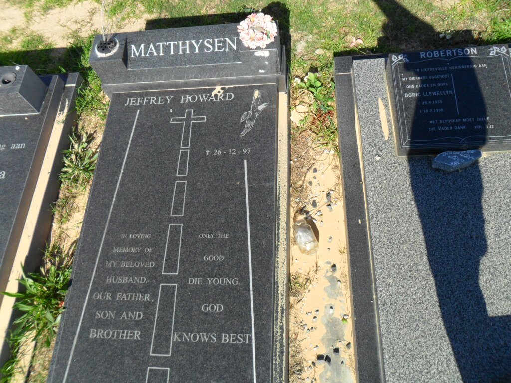 MATTHYSEN Jeffrey Howard  -1997