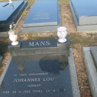 MANS Johannes Louw 1922-1987