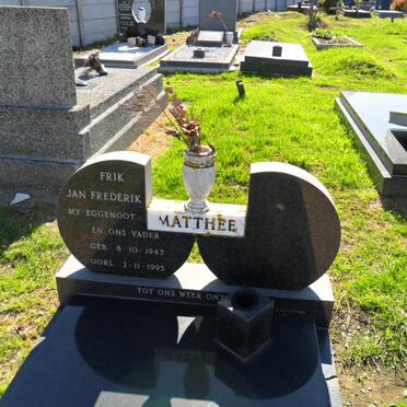 MATTHEE Jan Frederik 1943-1995
