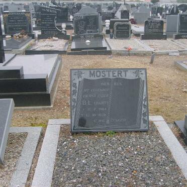MOSTERT B.L. 1904-1978