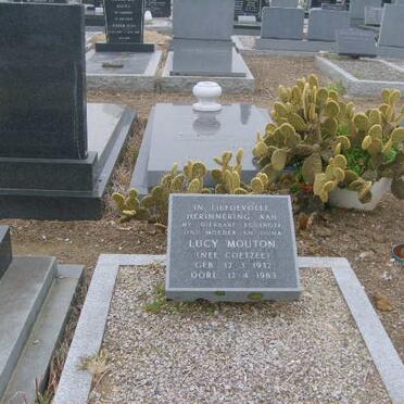 MOUTON Lucy nee COETZEE 1932-1983