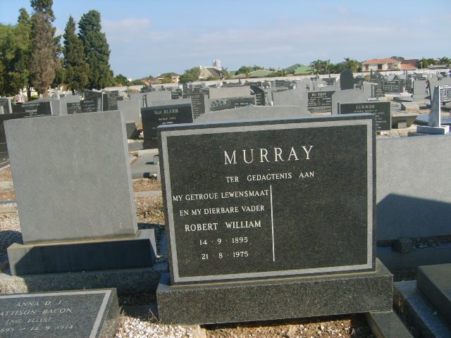 MURRAY Robert William 1895-1975