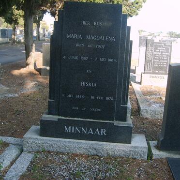 MINNAAR Hiskia 1886-1975 &amp; Maria Magdalena DU TOIT 1887-1964