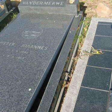MERWE Pieter Johannes, van der 1942-1983