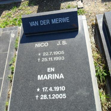 MERWE Nico J.S., van der 1905-1993 &amp; Marina 1910-2005