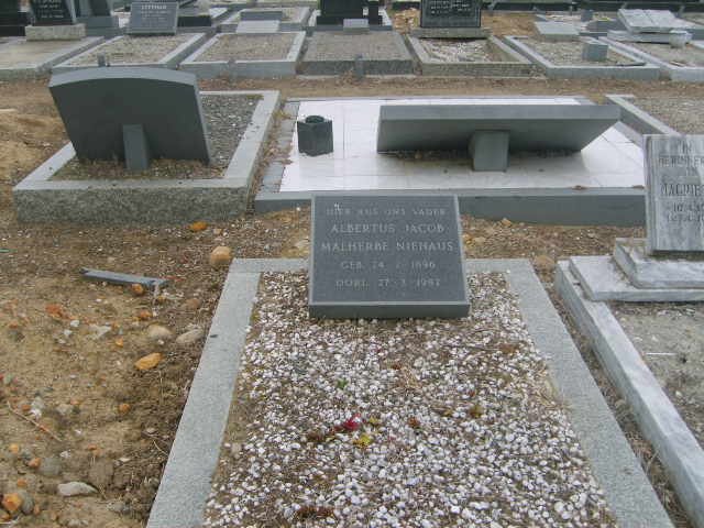 NIEHAUS Albertus Jacob Malherbe 1890-198?