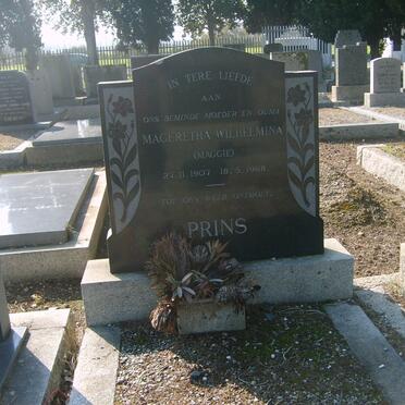 PRINS Margaretha Wilhelmina 1907-1968