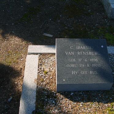RENSBURG C., van 1896-1970