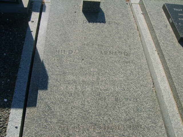 ROOYEN ?,  van &amp;  Hilda BARNARD -1984