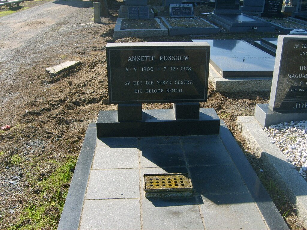 ROSSOUW Annette 1900-1978
