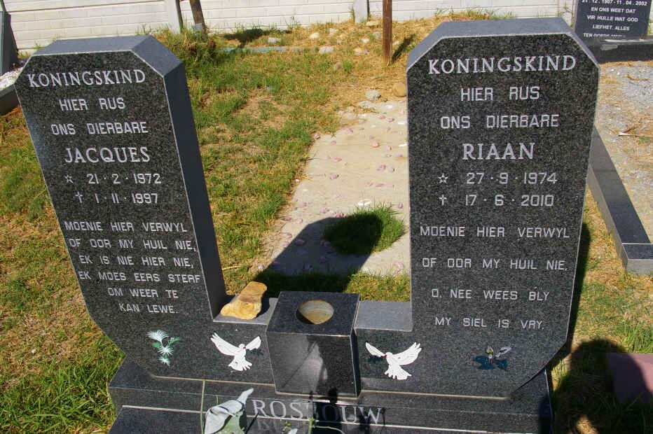 ROSSOUW Jacques 1972-1997 :: ROSSOUW Riaan 1974-2010