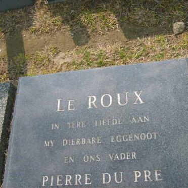 ROUX Pierre Du Pre, le