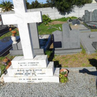 SCHEFFLER Andreas Martin 1911-200? &amp; Catherina Jacoba STEENKAMP 1917-2000