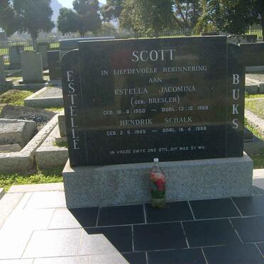 SCOTT Hendrik Schalk 1945-1988 &amp; Estella Jacomina BRESLER 1950-1968