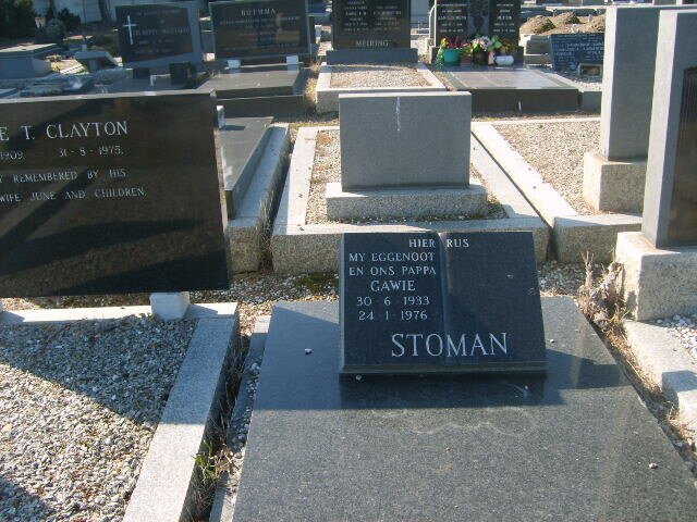 STOMAN Gawie 1933-1976