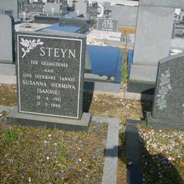 STEYN Susanna Hermina 1911-1988