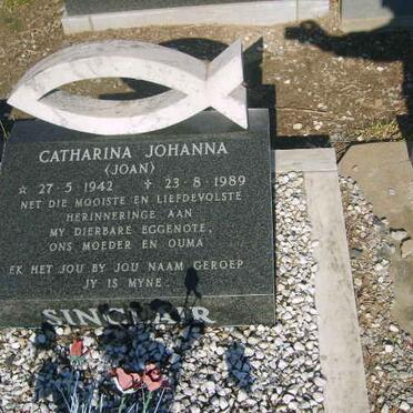 SINCLAIR Catharina Johanna 1942-1989