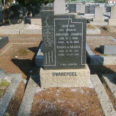 SWANEPOEL Johannes Jakobus 1906-1965 &amp; Engela Maria 1908-2001