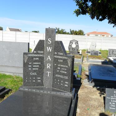 SWART Gail 1956-1996 :: SWART Annelize 1983-1996