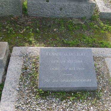 TOIT Elsabe J., du 1888-1968