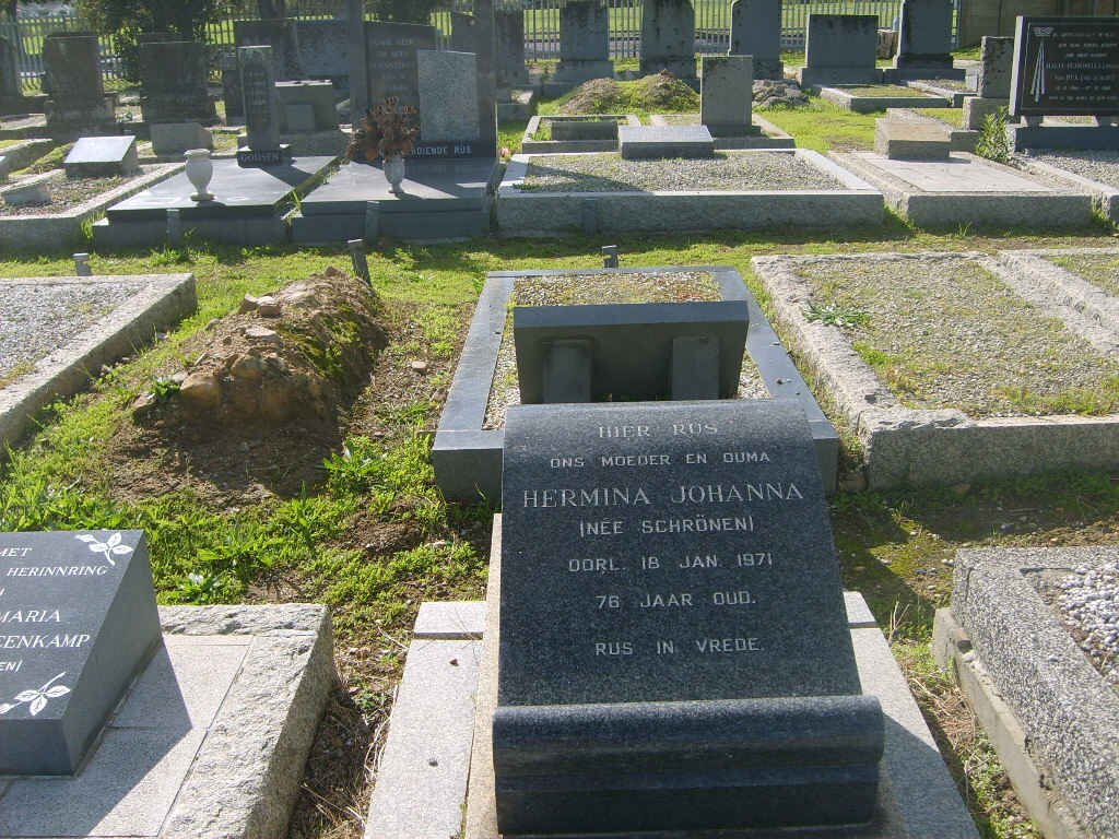 ? Hermina Johanna nee SCHRONEN -1971